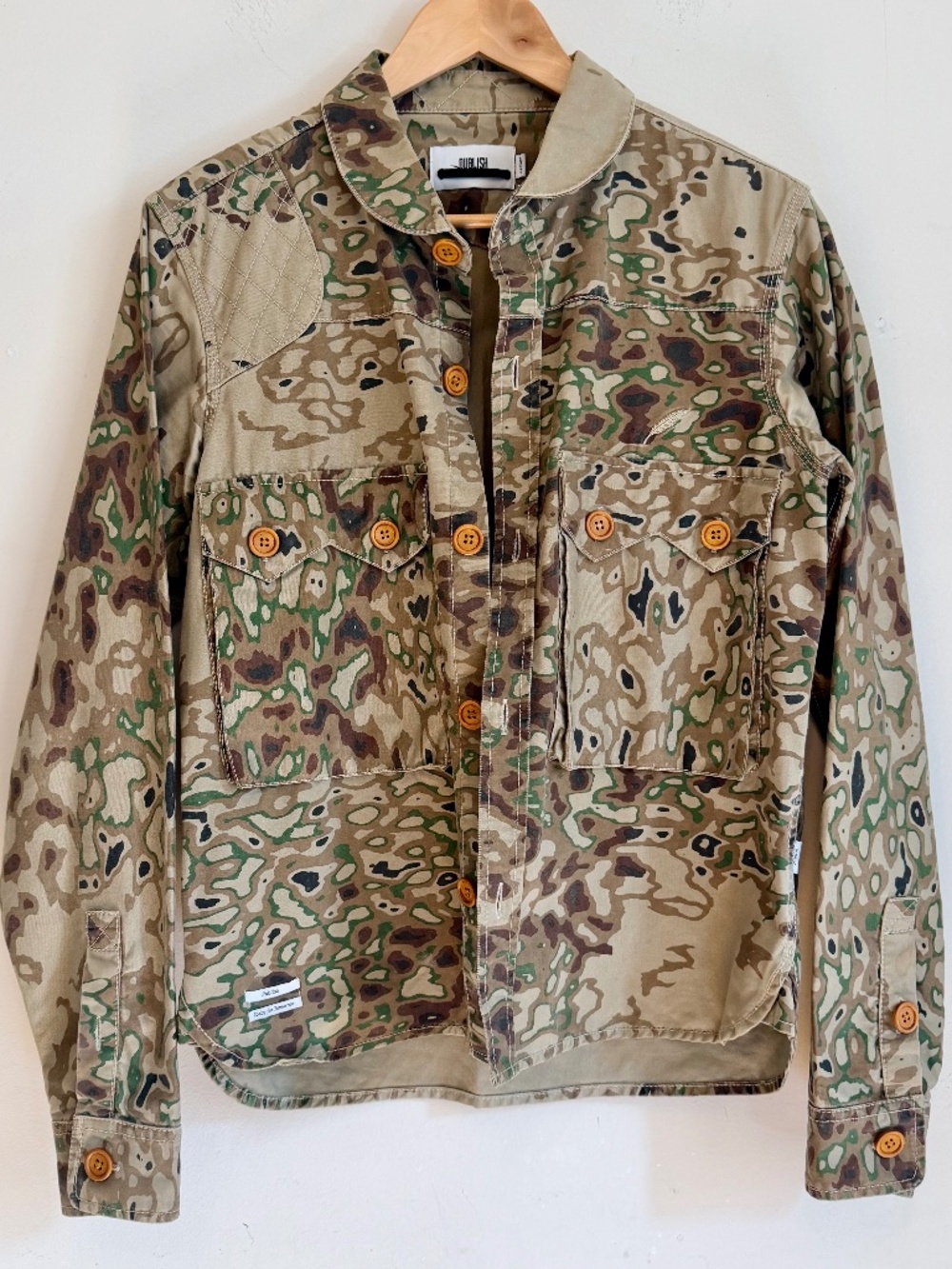Men's Publish Brand Camo Utility Jacket Size Medium